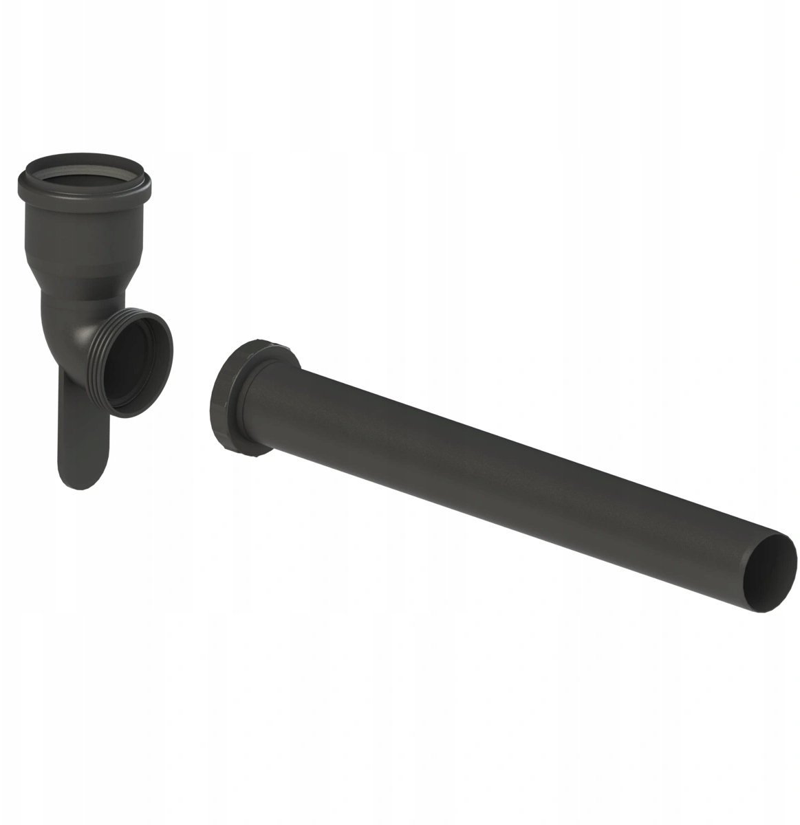 Almeva STARR/FLEX Kolano renowacyjne redukowane DN60/80 UV Stabilne Czarne