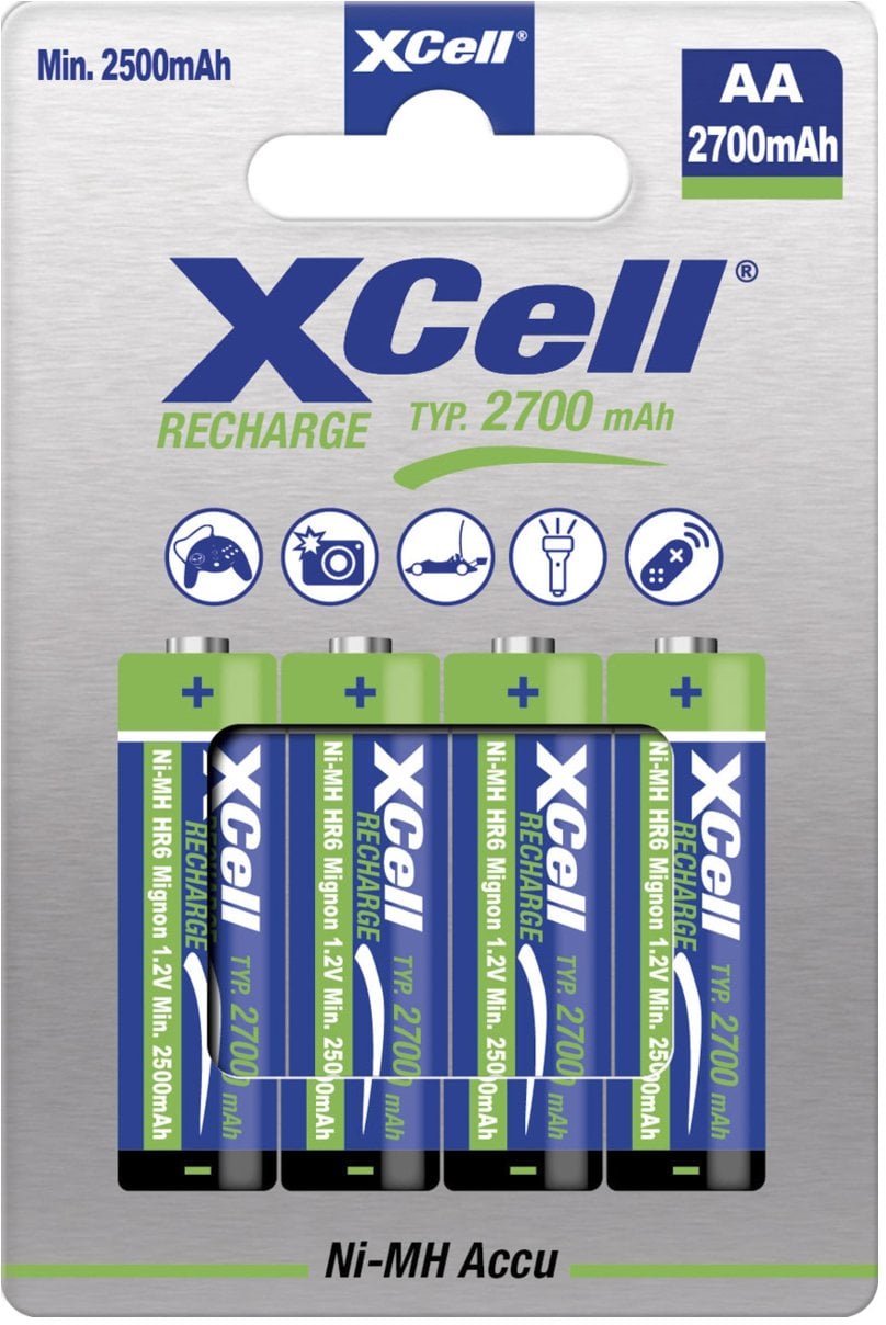 XCell 118740 bateria do użytku domowego Bateria do ponownego naładowania AA Niklowo-metalowo-wodorkowa (NiMH)