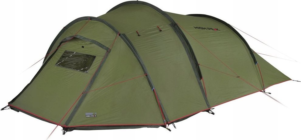 Namiot turystyczny High Peak Namiot High Peak Falcon 4 LW oliwkowo-czerwony 10334