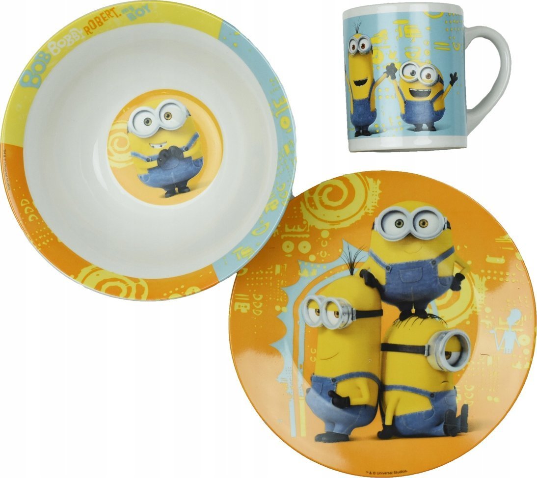 MGA Illumination Entertainment Minions Breakfast Set 13-15230-15-07 Wielokolorowe One size