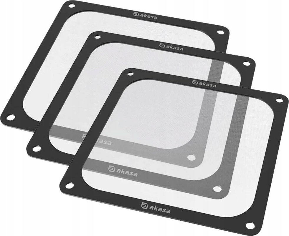 Akasa Akasa 140-mm-Staubfilter, magnetisch - 3er-Pack
