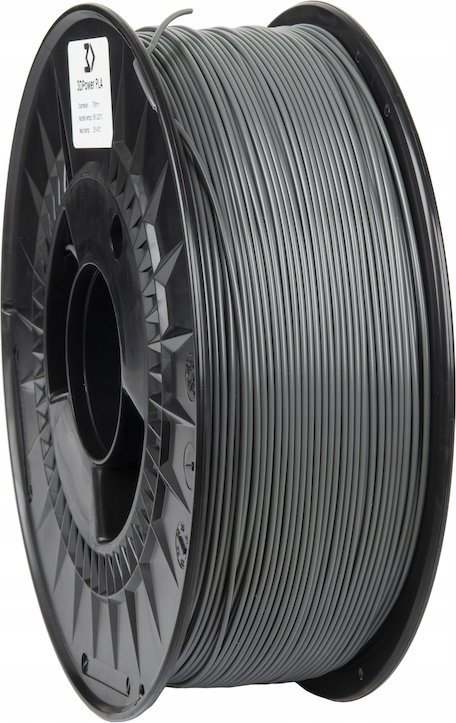 3DPower Filament 3DPower Basic PLA 1.75mm Szary 1kg