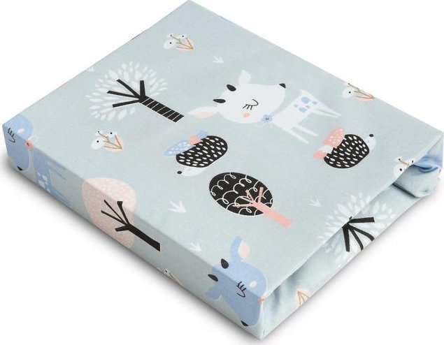 Sensillo PRZEŚCIERADŁO DRUKOWANE JELONKI 60X120CM