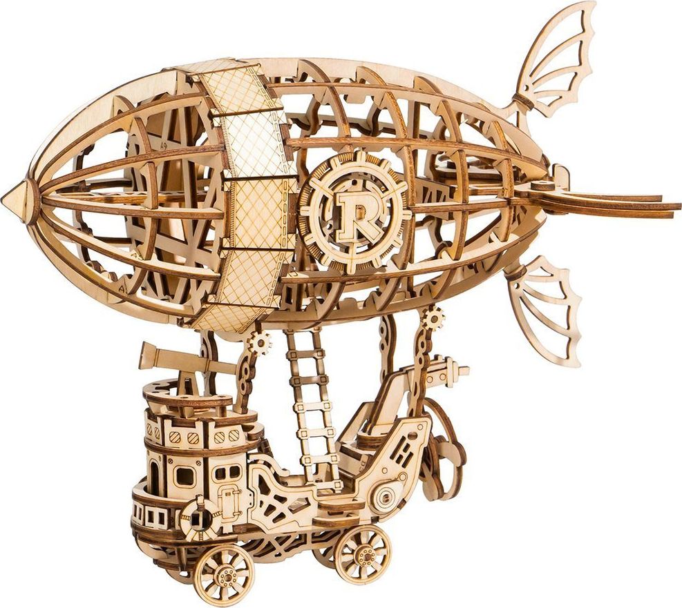 Robotime Technology ROBOTIME Drewniany Model Puzzle 3D Sterowiec Steampunk