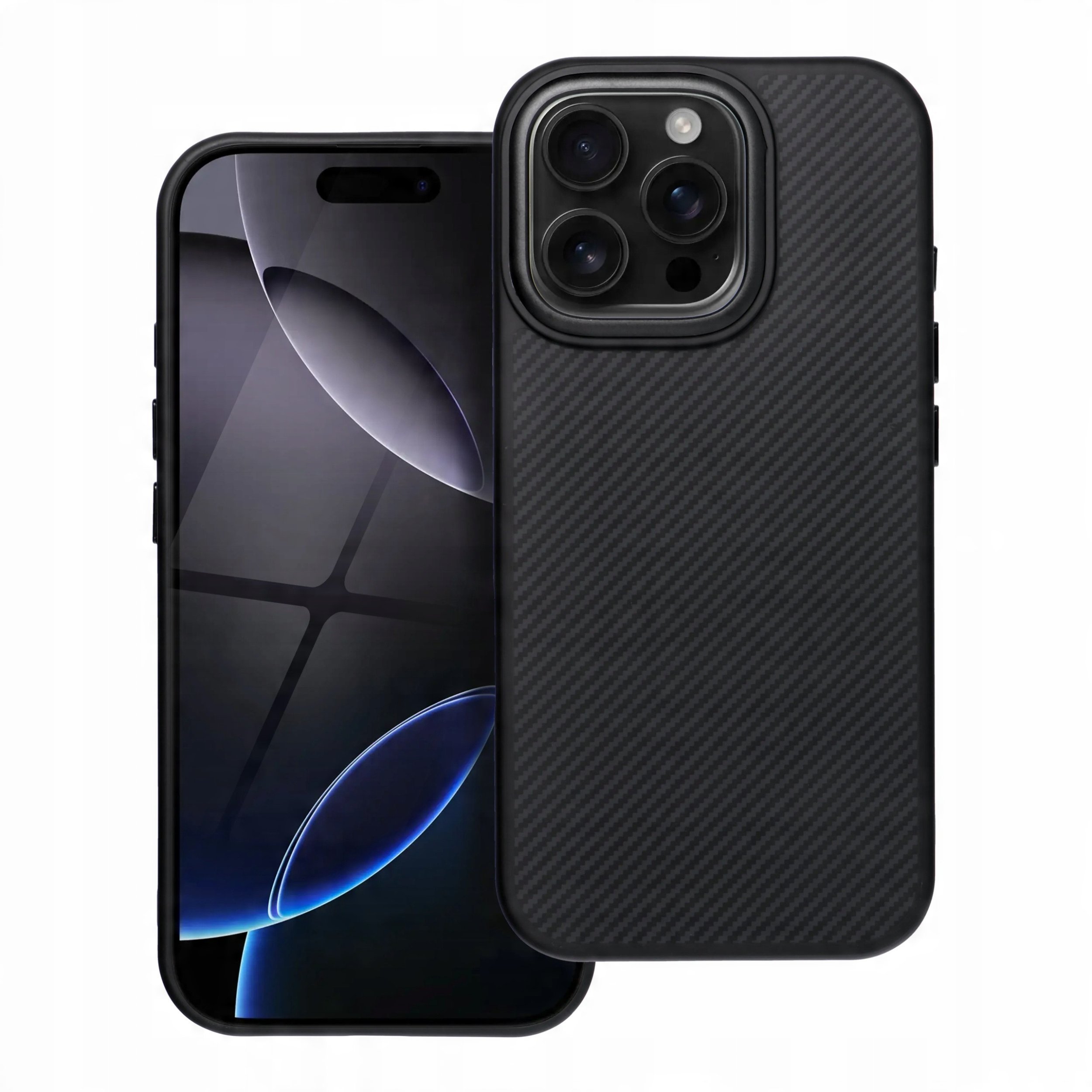 Carbon Elite Mag Cover kompatybilny z MagSafe pasuje do IPHONE 15 czarny
