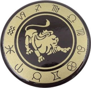 Giftdeco Lew - znak zodiaku - magnes; metal emaliowany