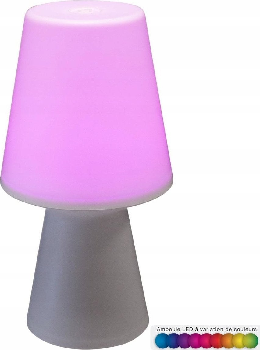 Atmosphera Lampa stołowa WIZA zmieniająca kolory, 23 cm