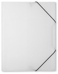 Plastmappe bnt Docusmart klar m/3 klapper