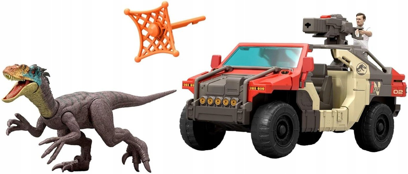 JURASSIC WORLD pojazd i figurki JGB59 /2