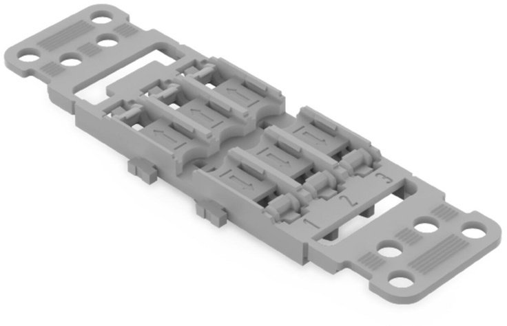 Wago adapter z odciążeniem przewodów 3- torowy 221-2513 1 szt