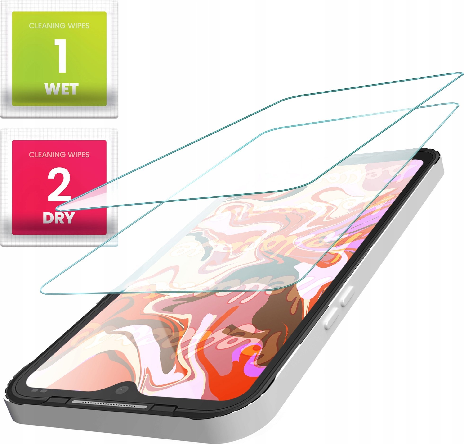 Hello Case 2-PAK Szkło Hartowane do Samsung Galaxy Xcover 5 (szybka 9H, płaskie 2.5D)