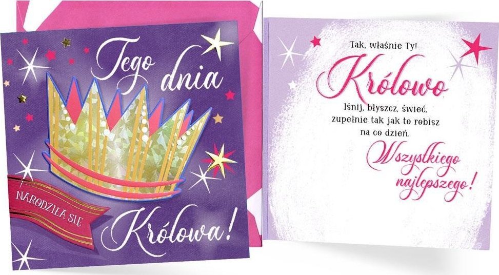 Karnet Urodziny (królowa)