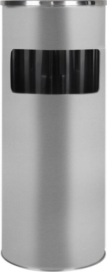 Kosz na śmieci Metlex popielnica srebrny