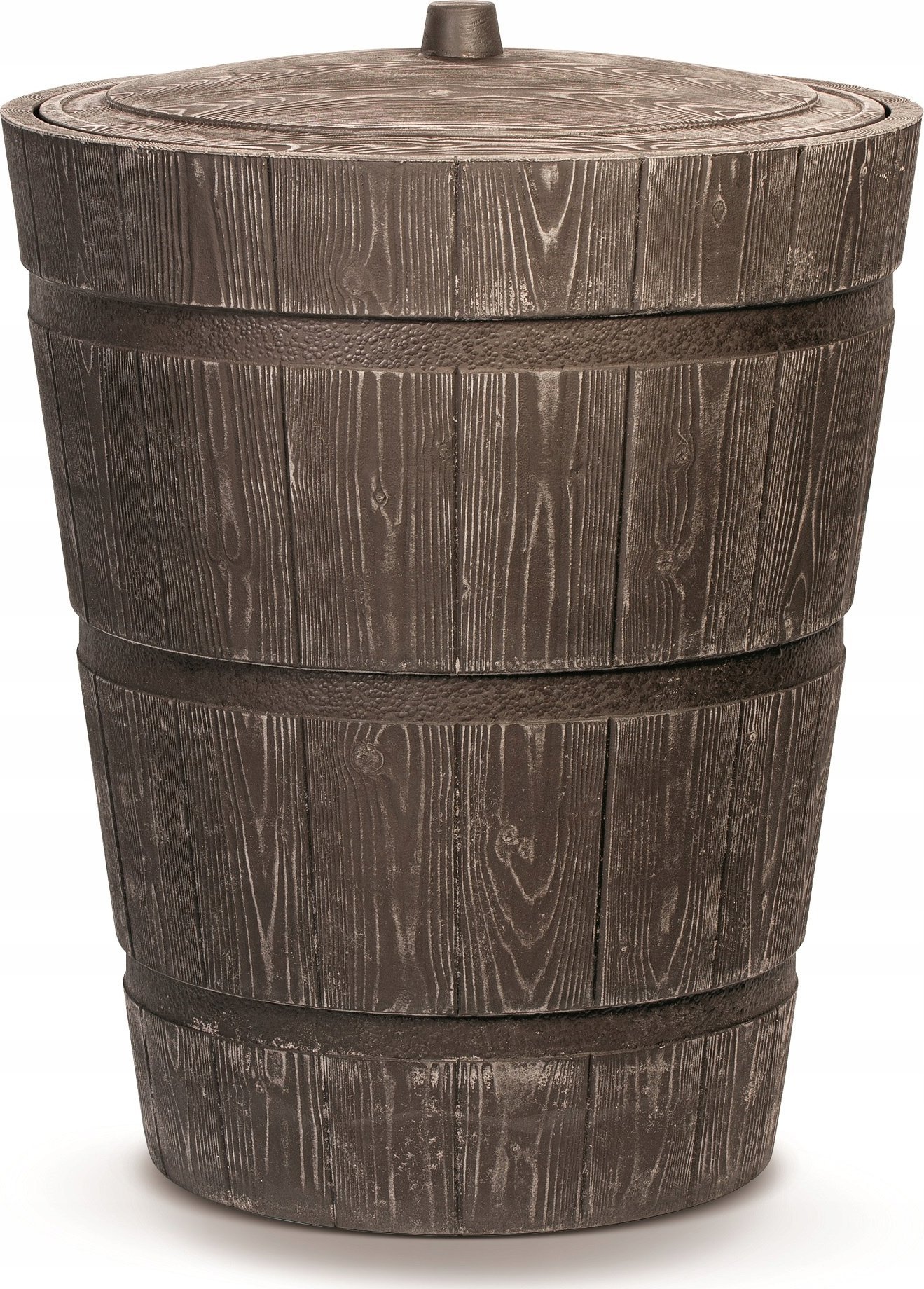 Prosperplast ZBIORNIK POJEMNIK NA WODĘ DESZCZÓWKĘ BECZKA RUSTICO 275L UMBRA WOOD