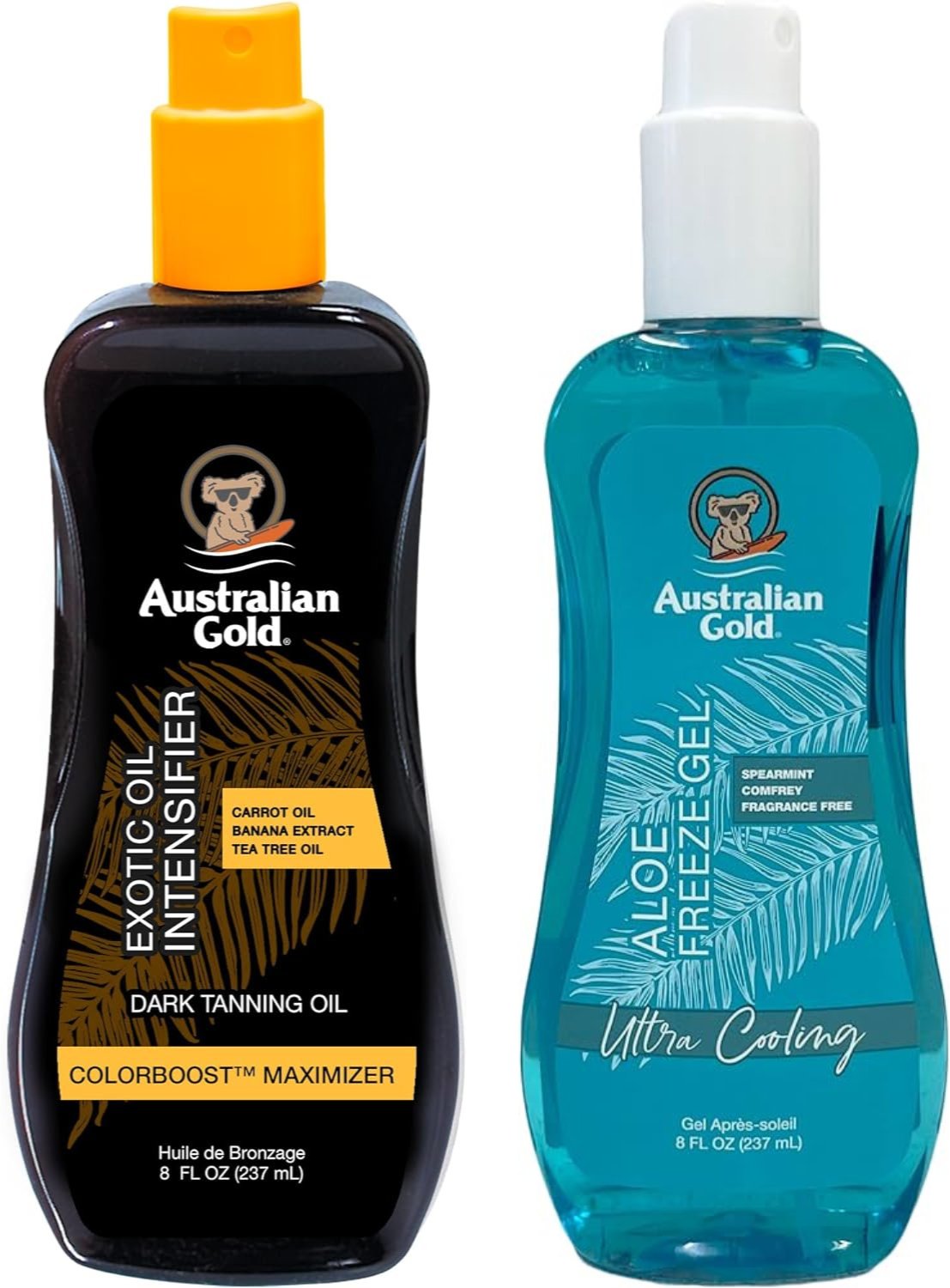 Australian Gold Exotic Oil Intensifier Spray + Aloe Freeze Gel