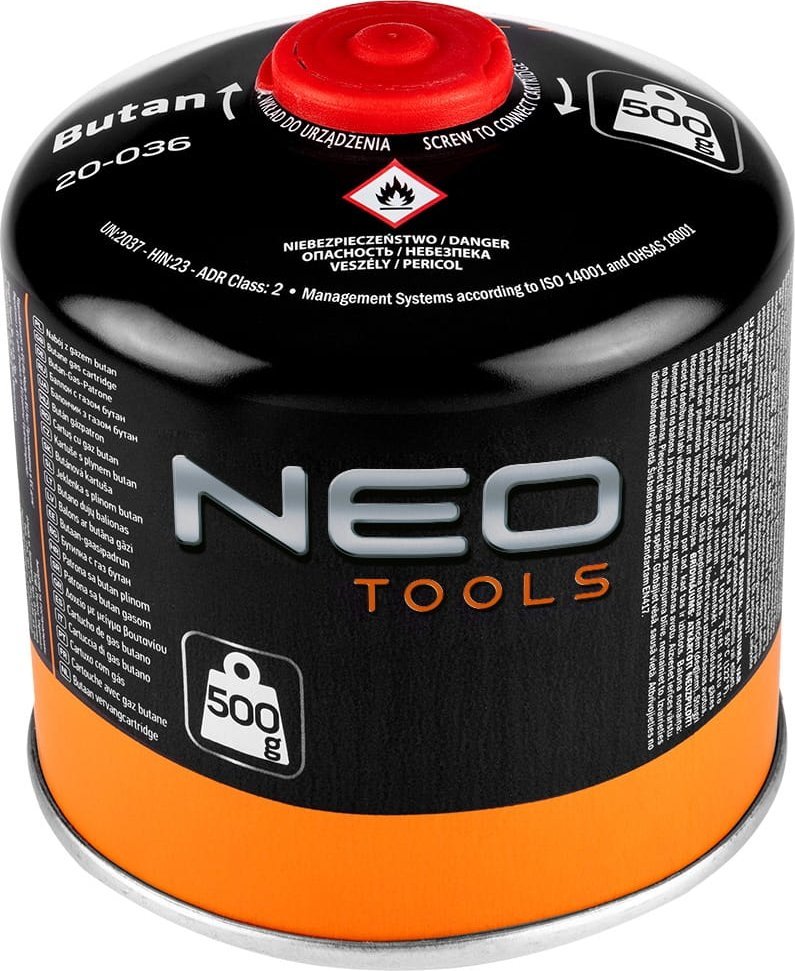 Neo Nabój Z Gazem Butan 500g, Nakręcany