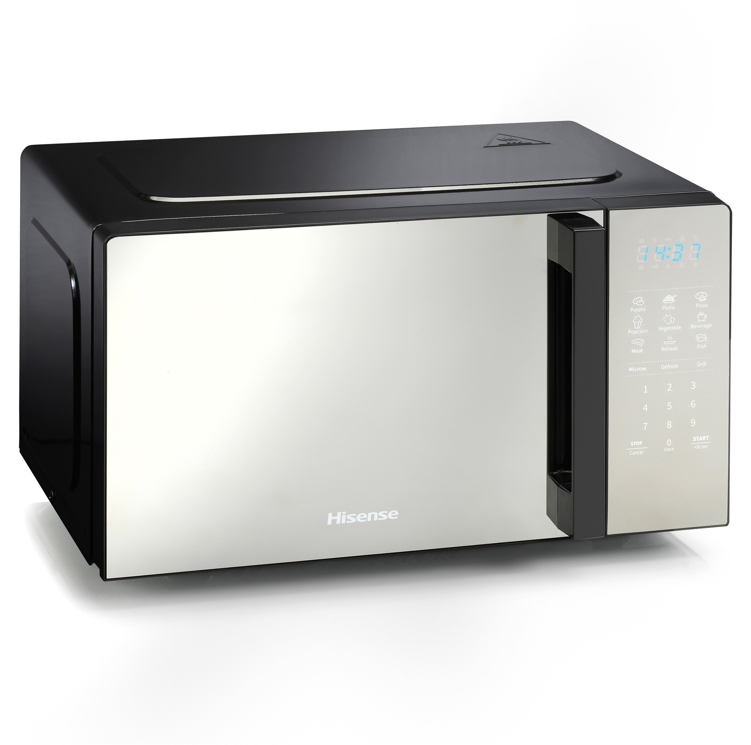 Hisense 20 L 700 W spogulvirsma/melna - Mikrovilnu krasns