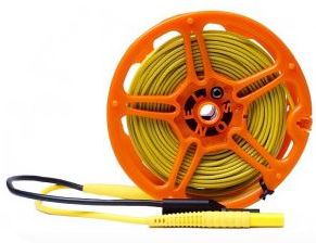 Sonel Przewód pomiarowy 50m ekranowany na szpuli wtyki bananowe (WAPRZ050YEBBSZE)