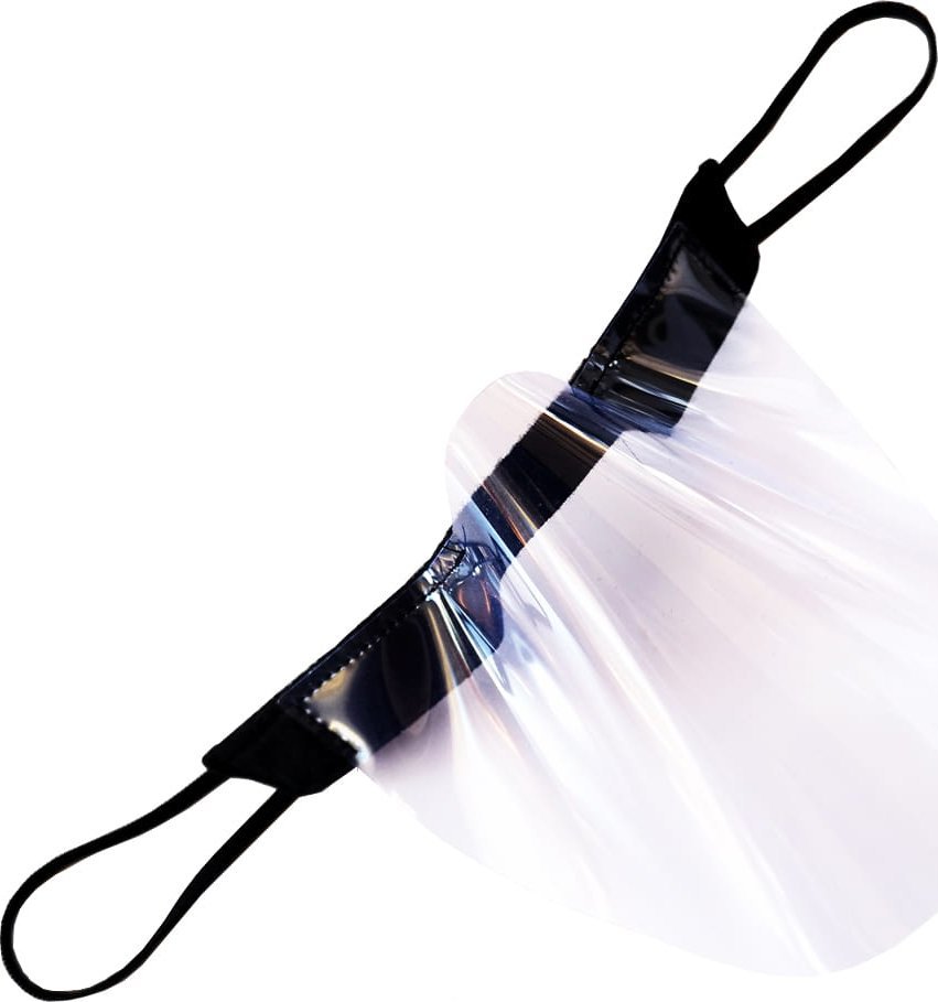 KOKONET Półprzyłbica ochronna czarna - mini przyłbica