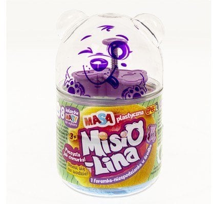 Masa plastyczna Misiolina 60g 1 foremka Błękitna