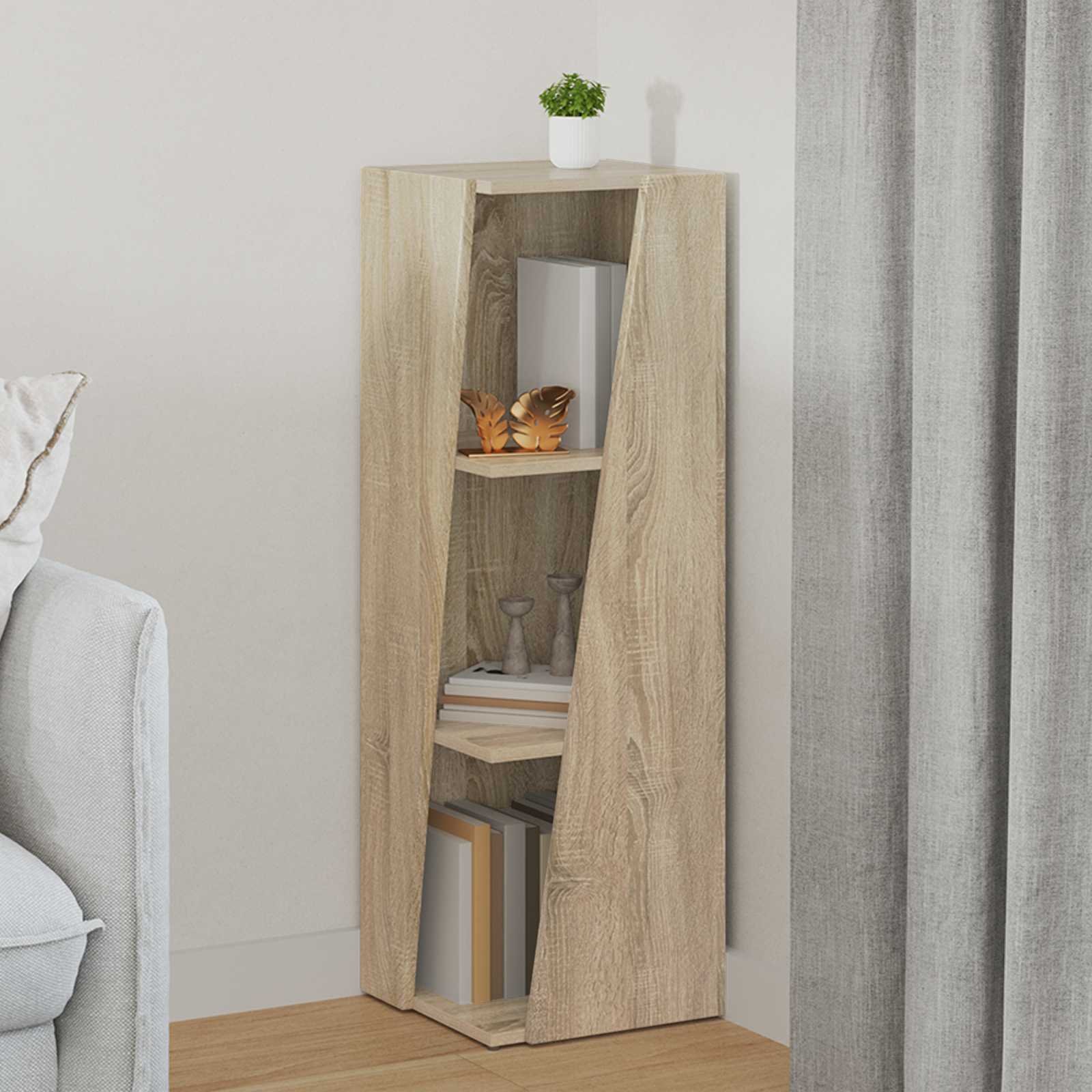 vidaXL Półka boczna Dąb Sonoma 33 x 32 x 100,5 cm