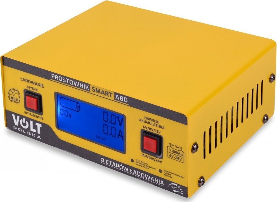 Volt Prostownik 6V/12/24V 15A SMART A80 Volt Polska