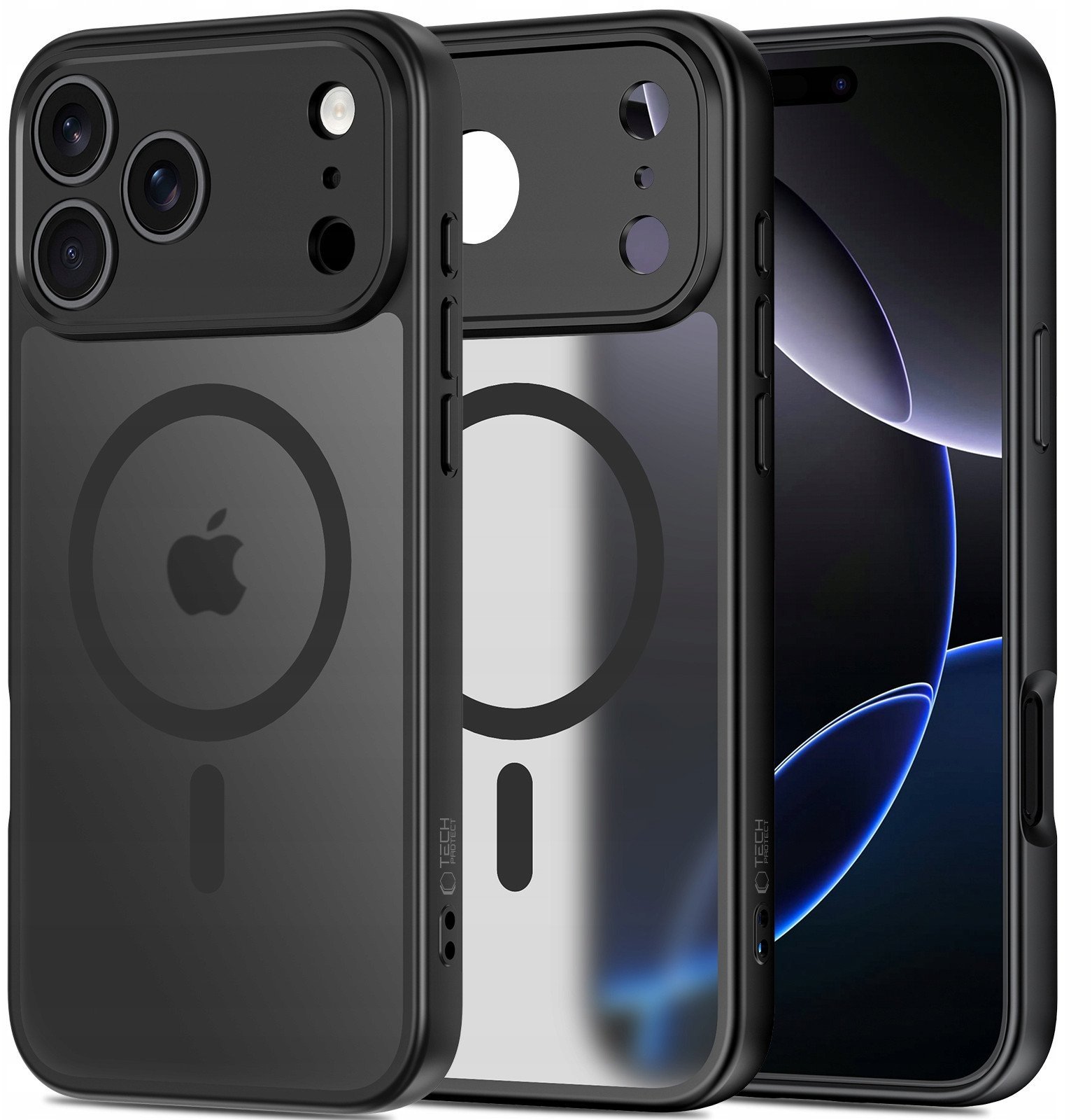 Etui Tech-Protect BasicMag MagSafe do Apple iPhone 17 Pro Max Matte Black