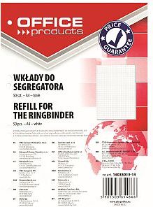Office Products WkĹ‚ad do segregatora A4/50 kartek w kratkÄ™