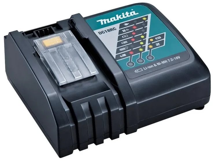 Makita Makita 195584-2 Kroviklis DC18RC 7,2-18 V Li-ion RAPID krovimo laikas 15/22min, CARTON