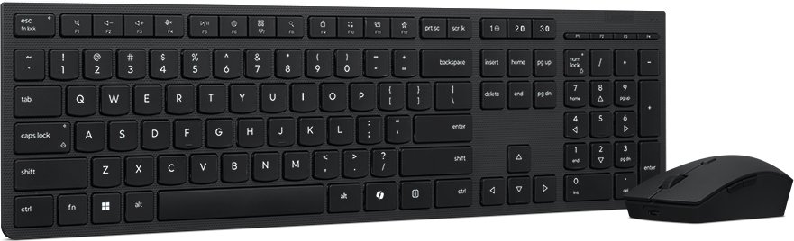 Lenovo Professional Wireless Rechargeable Keyboard and Mouse Combo AI - Lithuanian | Lenovo