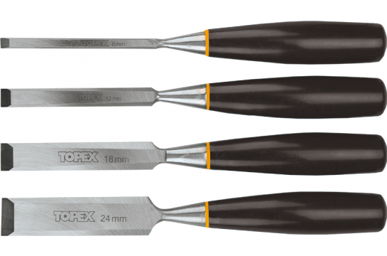 Topex Dłuta komplet 6, 12, 18, 24mm 4szt. (09A310)
