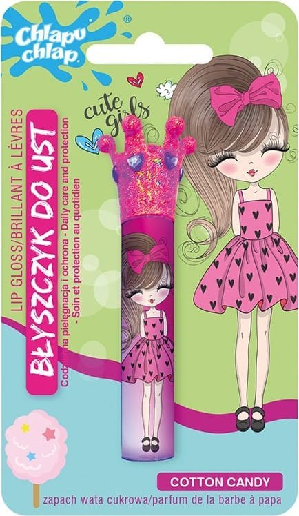 Chlapu Chlap CHLAPU CHLAP Błyszczyk do ust z koroną Wata Cukrowa 1,8 ml