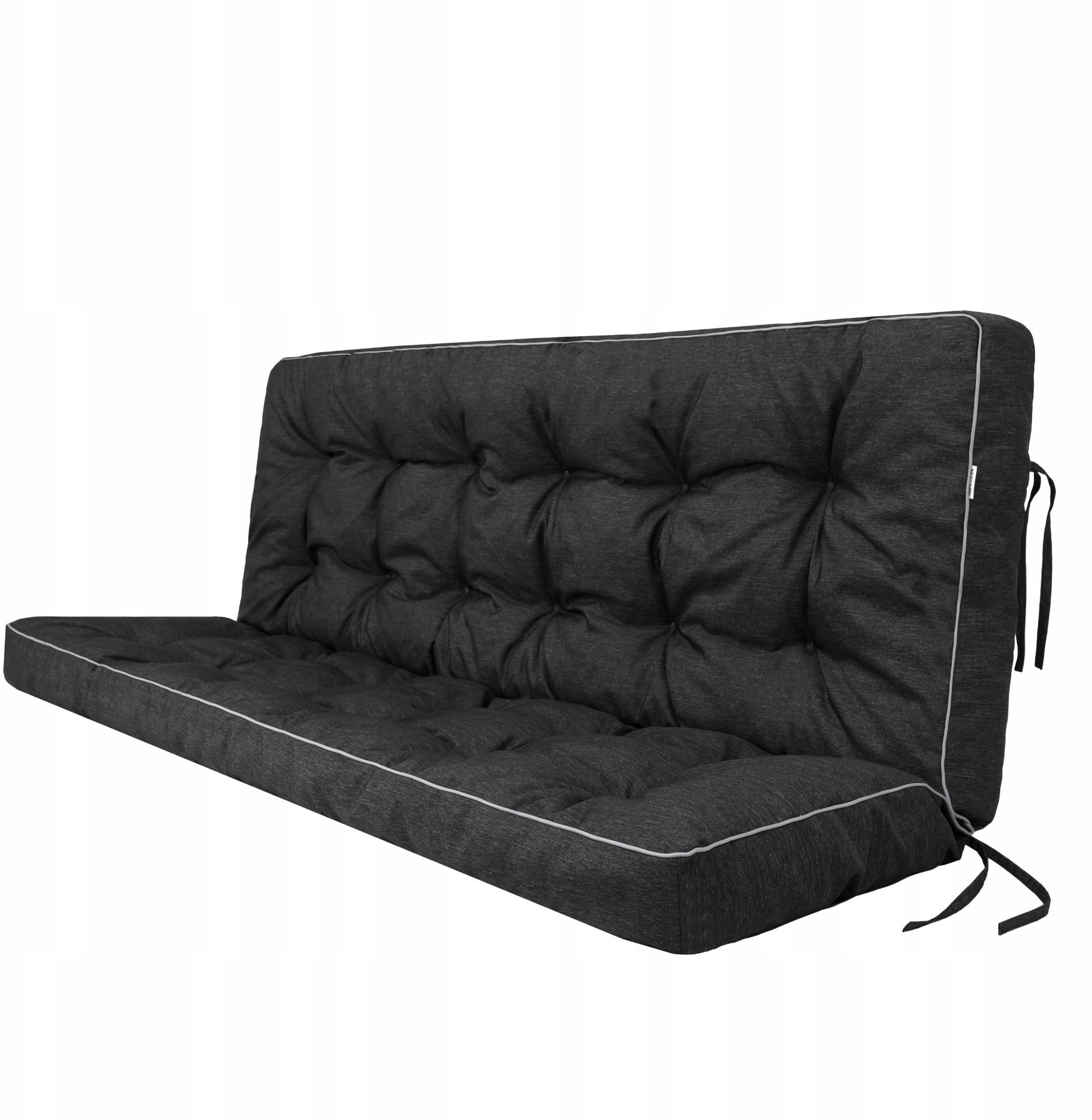 150 cm PODUSZKA POLA BEZ JAŚKÓW CZARNA