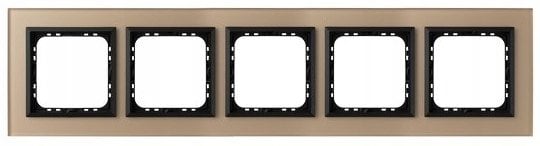 SONATA Ramka pięciokrotna szampańskie szkło szronione R-5RGC/81/33