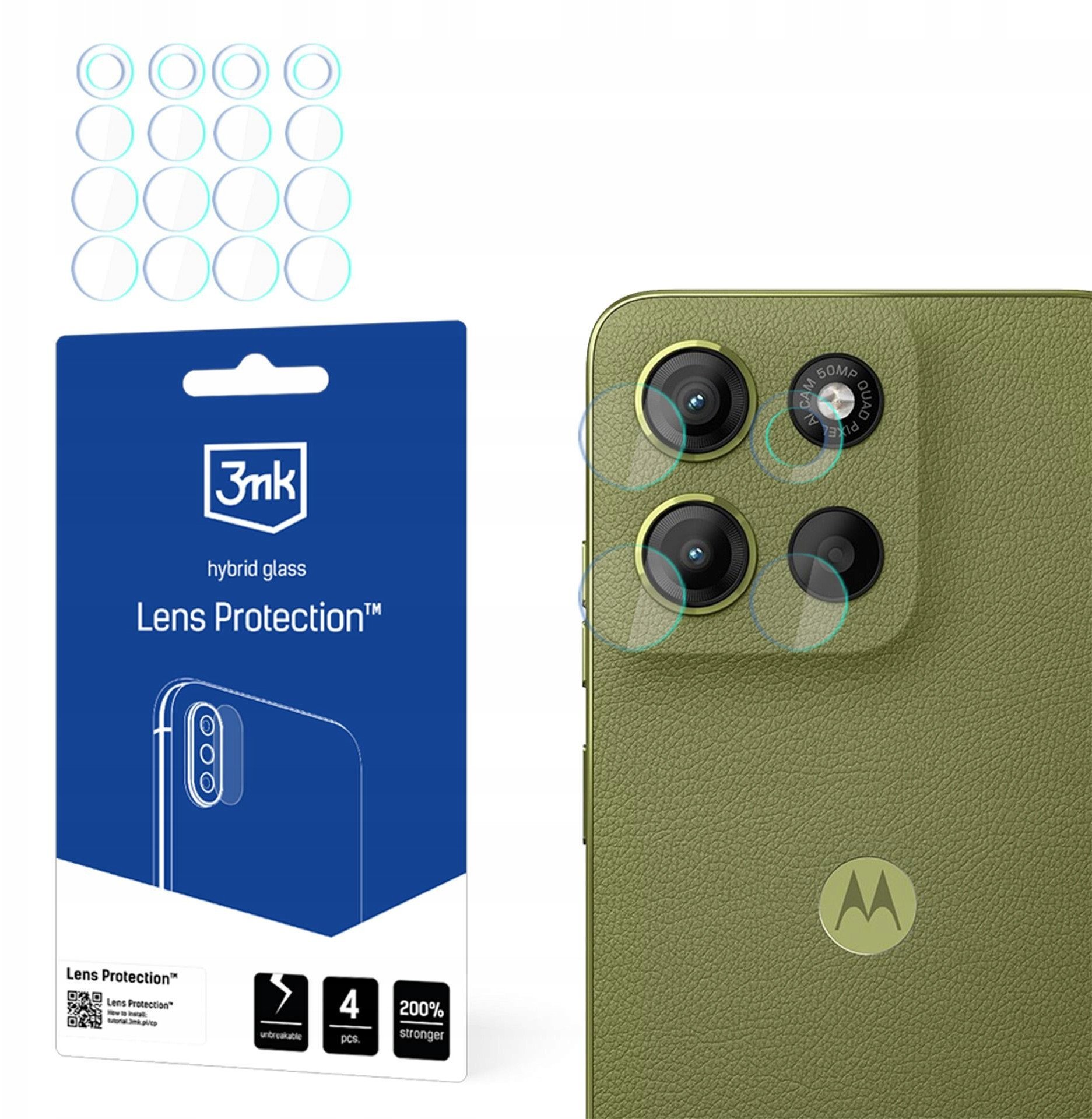 Motorola Moto G15 / G15 Power - 3mk Lens Protection