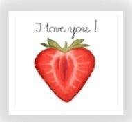 HENRY Karnet KW Truskawkowe serce