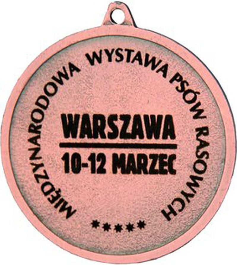 Victoria Sport Medal brązowy z miejscem na emblemat 25 mm - medal stalowy z grawerowaniem laserem- RMI