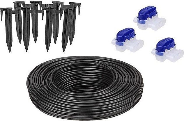 Worx zestaw montażowy przewód 50m,kołki 70szt. konektory 3szt. WA0460