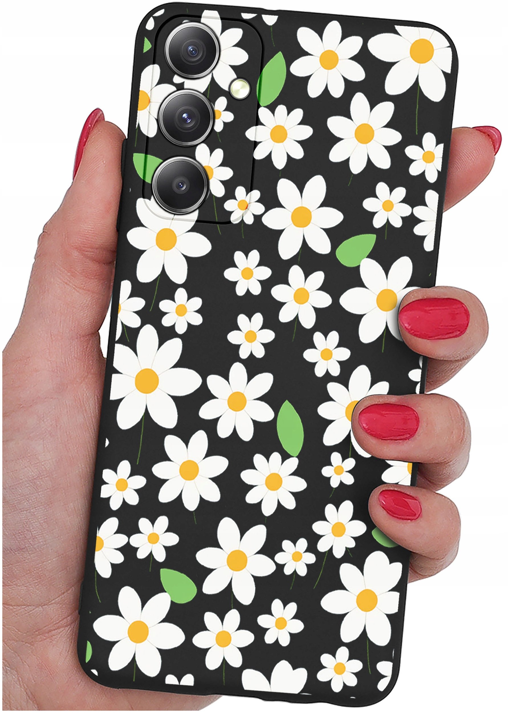 ETUI do Samsung Galaxy M23 5G WZORY |SILIKONOWE MATT CASE + SZKŁO 9H