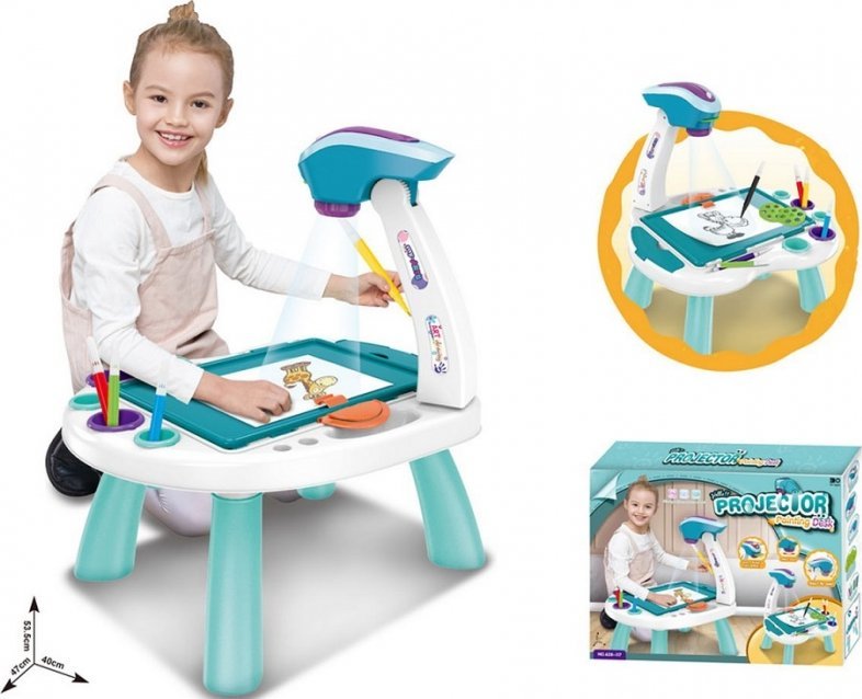 Madej Stolik z projektorem