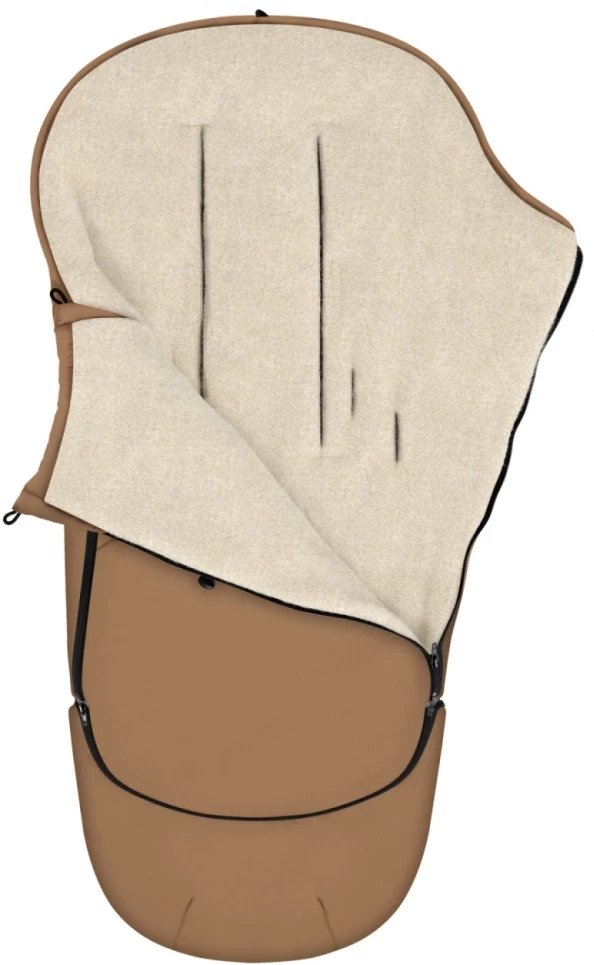 Zaffiro - Regulowany wełniany śpiwór EverGrow Aspen 0-36m - Toffee U