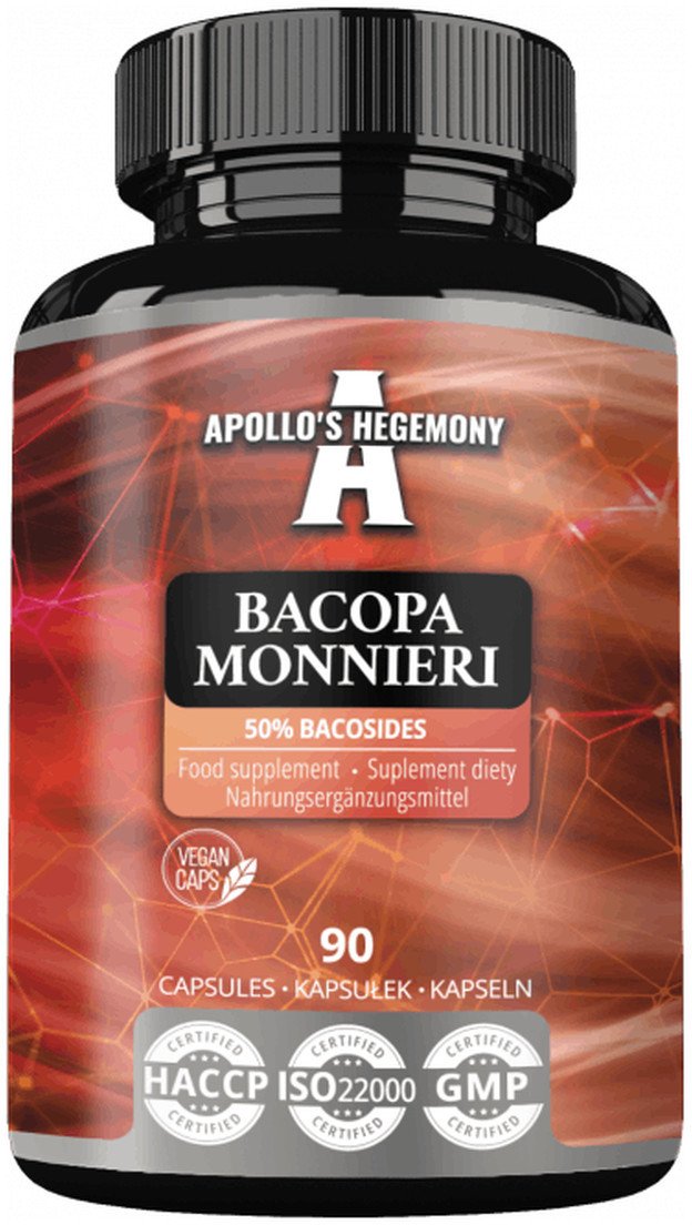 Apollo's Hegemony Bacopa Monnieri suplement diety 90 kapsułek 500mg
