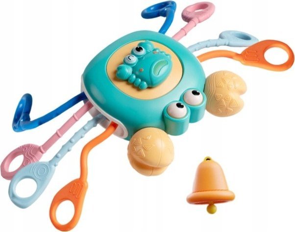 Pan i Pani Gadżet Zabawka Sensoryczna Gryzak Kabelki Dla Dzieci Montessori Krab Krabik