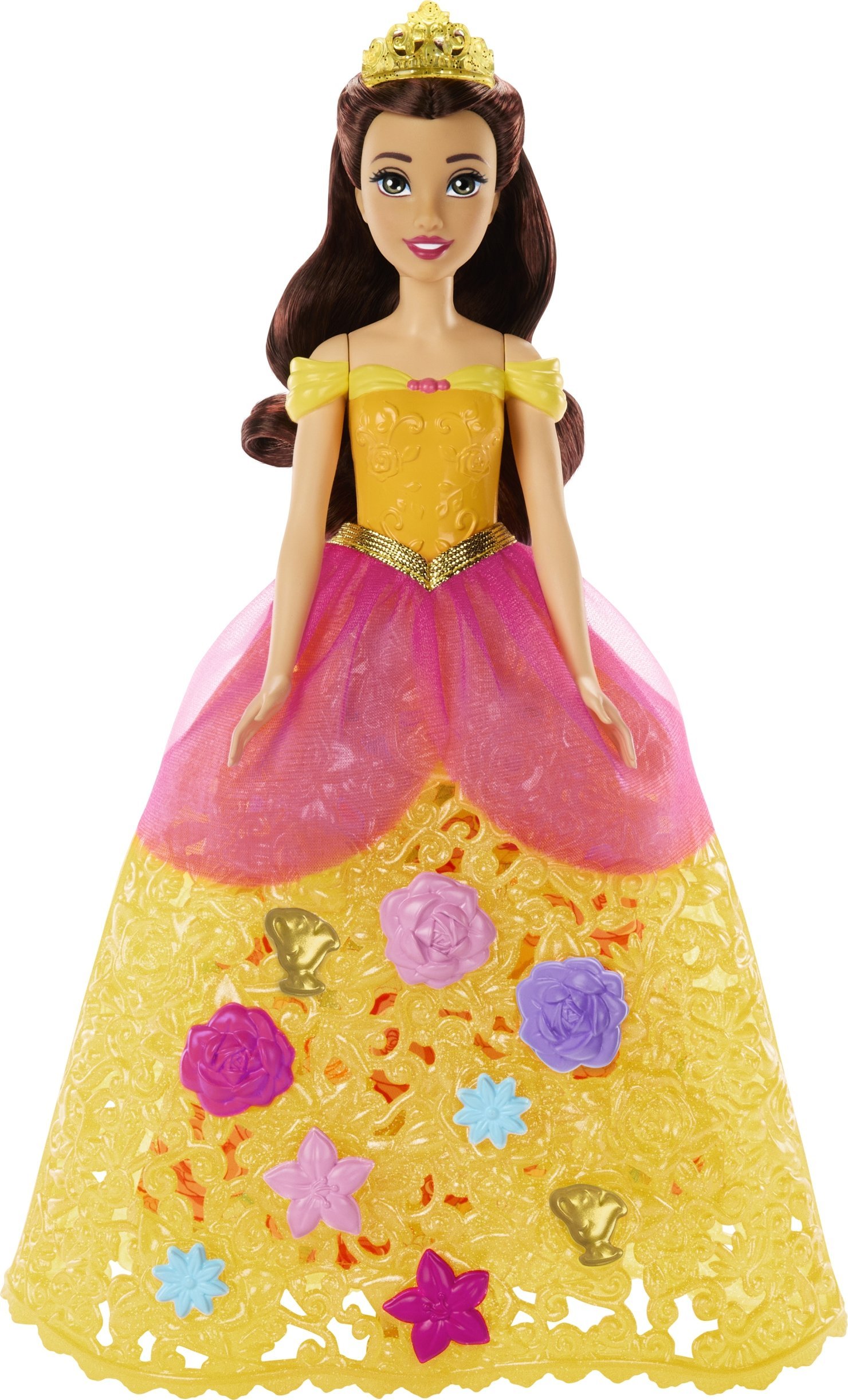 Mattel DISNEY KWIATOWA MODA BELLA HWB41 WB3