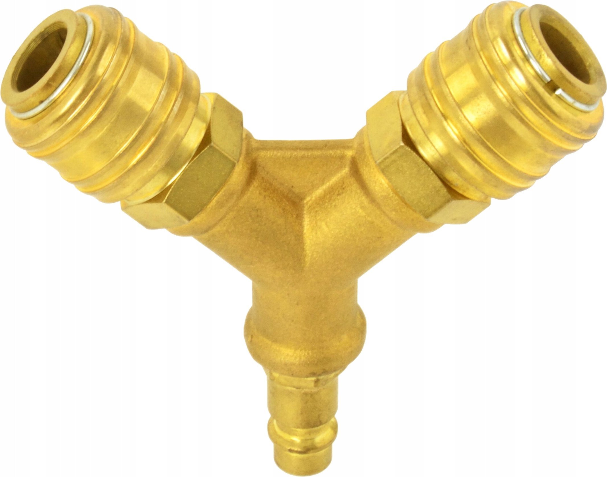 Rozdzielacz-trójnik pneumatyczny ze złączkami 1/2" (100)