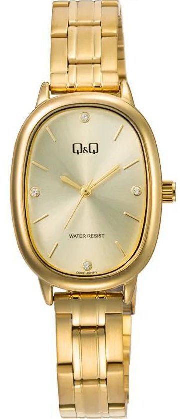 Zegarek Q&Q Q06C-001P damski elegancki owalna koperta .
