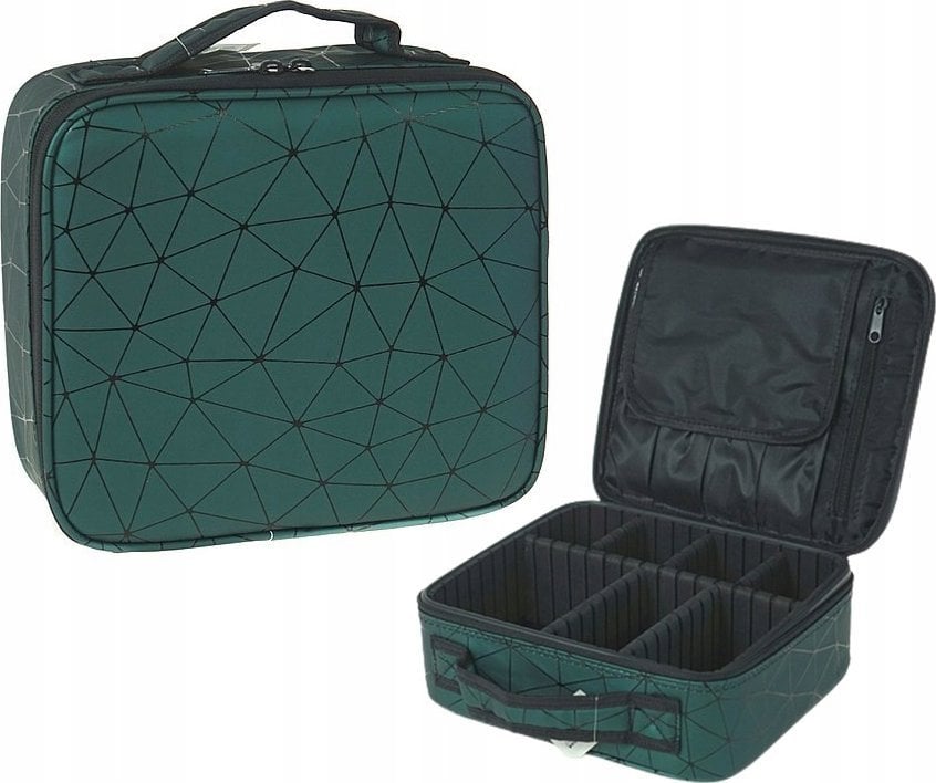 Adar Kuferek walizka na zamek z przegródkami 26x23x10cm