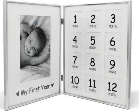 Ramka Zilverstad Zilverstad My First Year 13Fotos Metall versilbert anl. 7614231