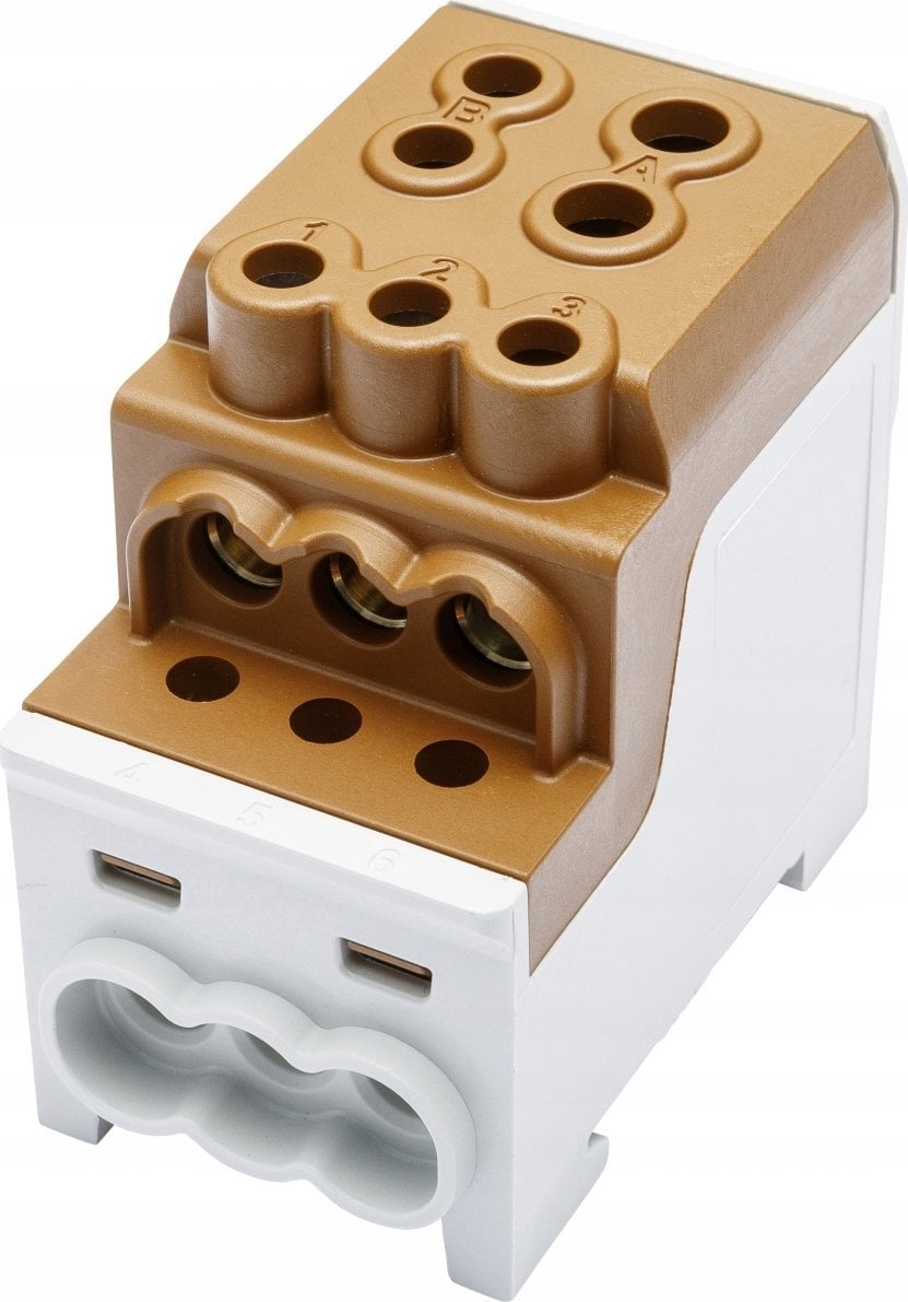 Simet Blok rozdzielczy - dystrybucyjny Al/Cu SDB 200 (80030) SIMBLOCK brązowy 81602015