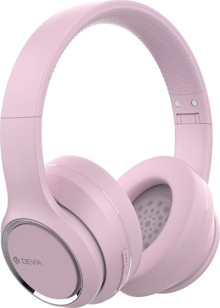 Słuchawki Devia Devia słuchawki Bluetooth Kintone nauszne różowe